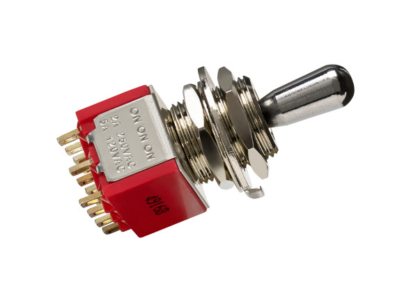 DiMarzio 4PDT Pickup Selector Switch - 3 Position (On/On/On) DiMarzio 4PDT Pickup Selector Switch - 3 Position (On/On/On)